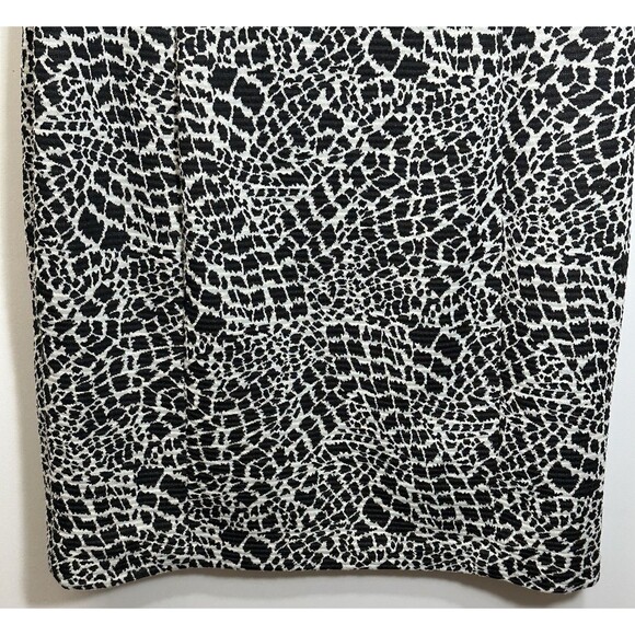 Jones Wear Dress Size 16 Multicolored Sleeveless Abstract Sheath Career Zip Back - Picture 3 of 13